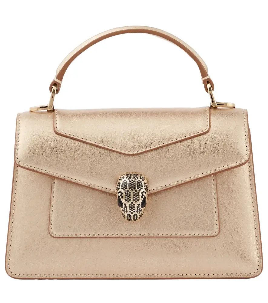 BVLGARI Serpenti Forever Mini leather tote bag