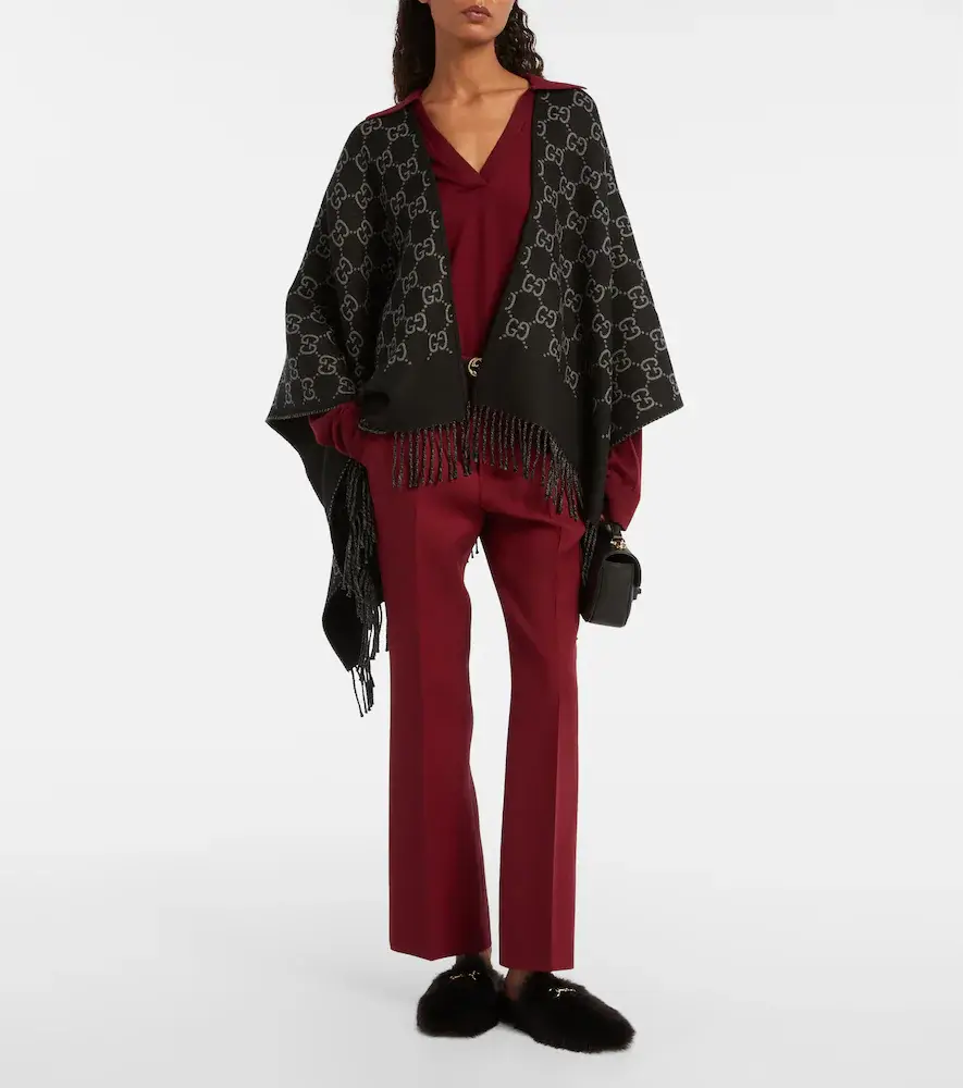 Gucci Wool poncho | Thumbnail 2 Gucci Wool poncho | Thumbnail 2