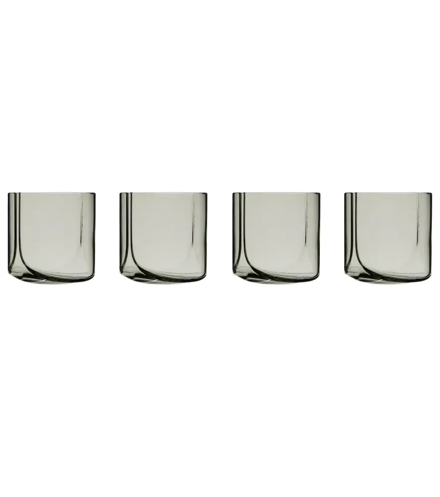 Hew set of 4 glass tumblers
