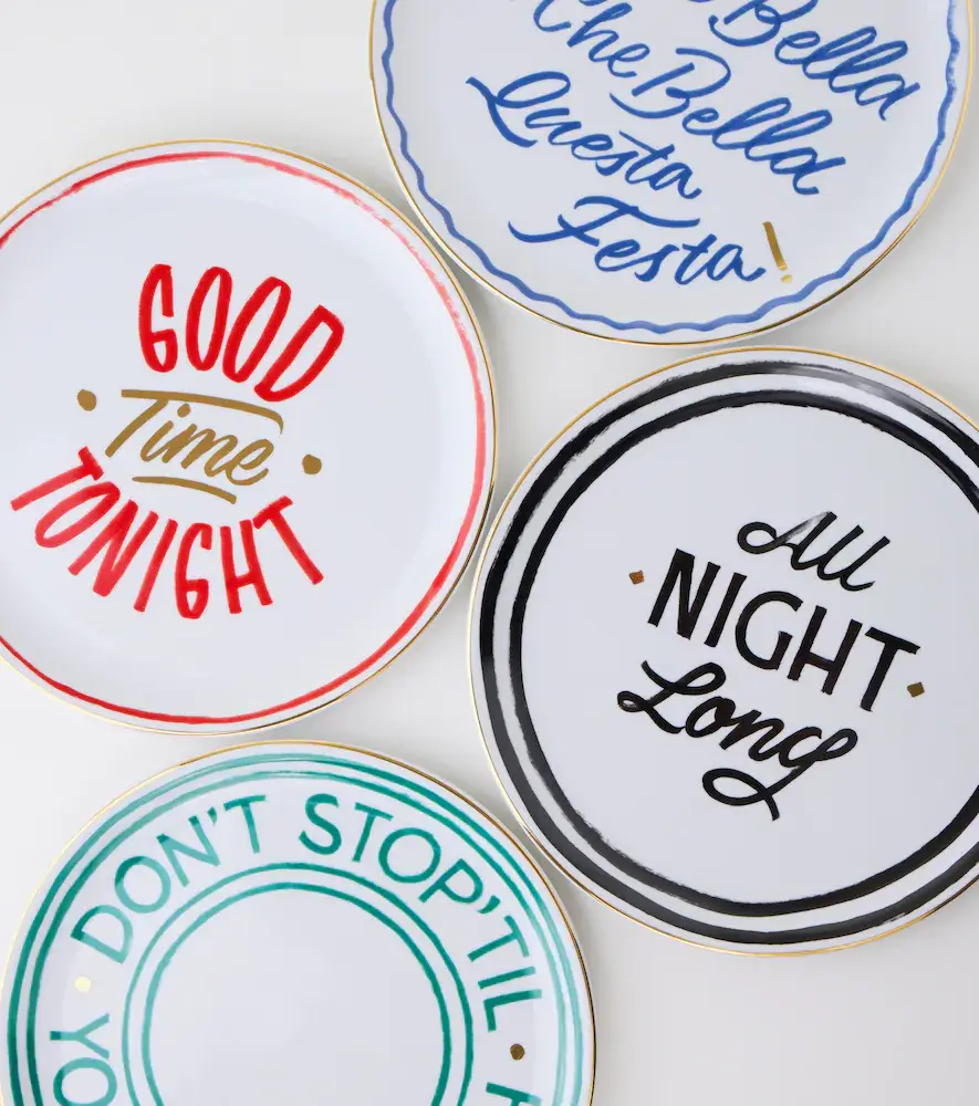 Bitossi The Club set of 4 pizza plates | Thumbnail 2 Bitossi The Club set of 4 pizza plates | Thumbnail 2