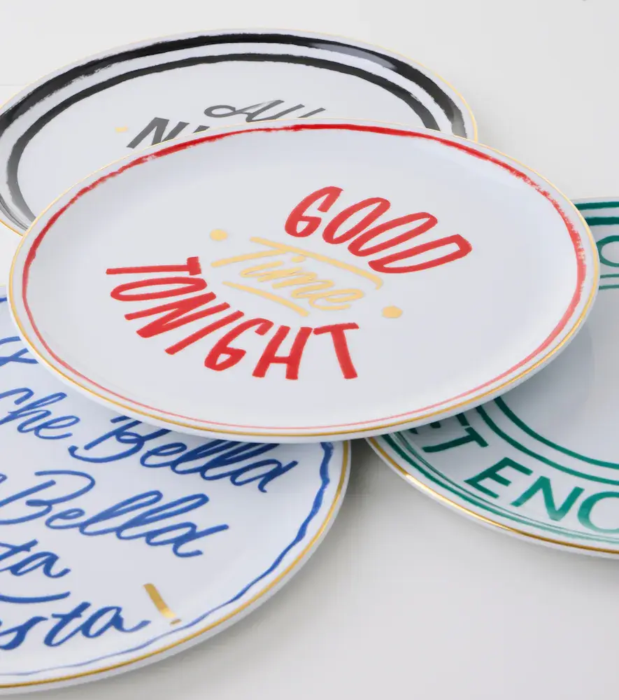 Bitossi The Club set of 4 pizza plates | Thumbnail 4 Bitossi The Club set of 4 pizza plates | Thumbnail 4