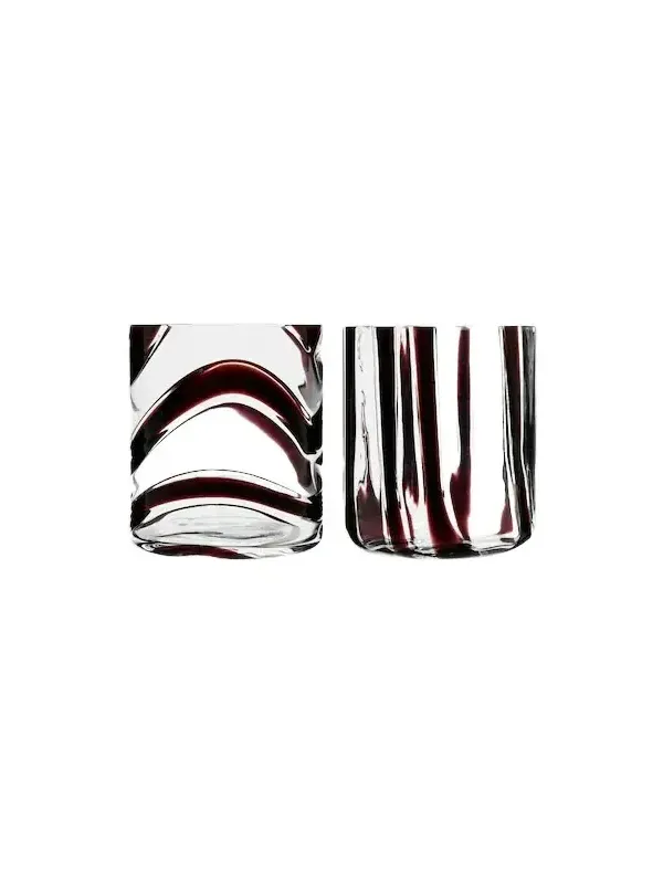NasonMoretti Cyrcus set of 2 glass tumblers