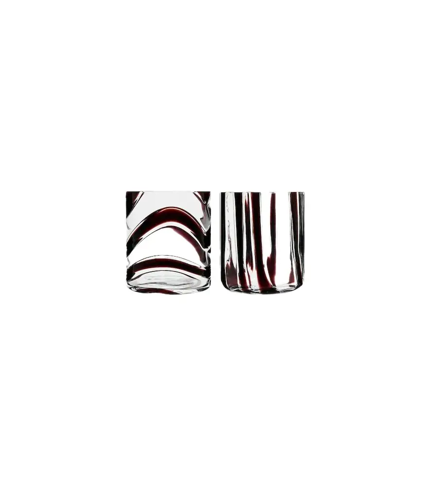 Cyrcus set of 2 glass tumblers