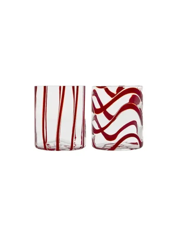 NasonMoretti Cyrus Set of 2 glass tumblers