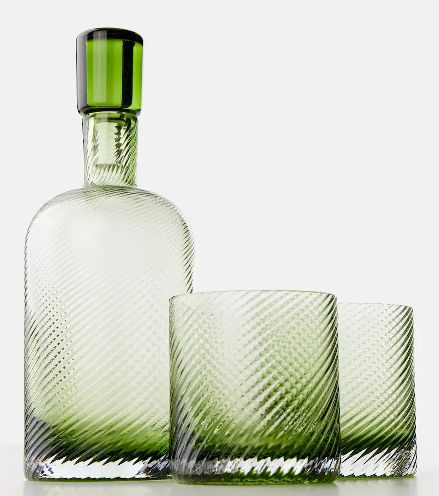 NasonMoretti Borealis glass bottle and tumblers set | Thumbnail 3