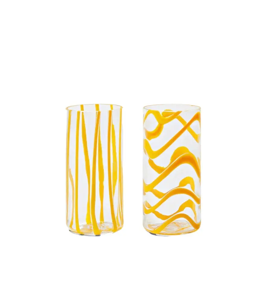 Cyrcus set of 2 highball glasses