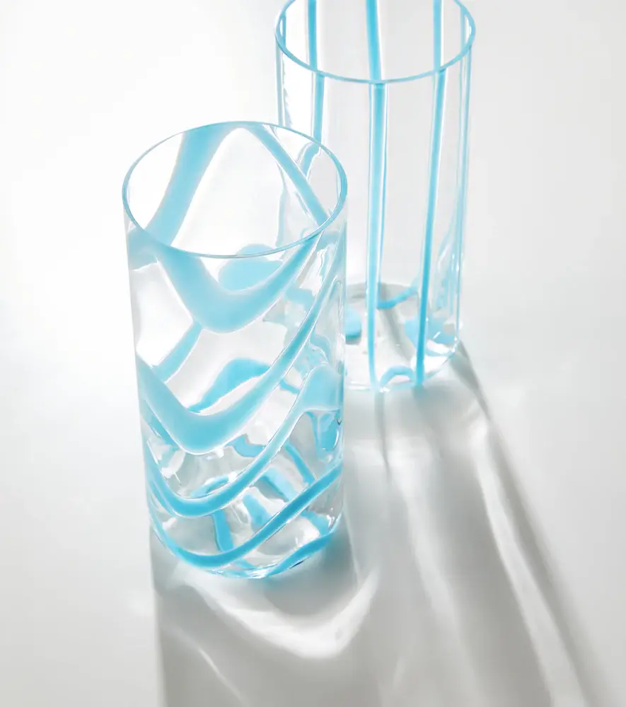 NasonMoretti Cyrcus set of 2 glass highball glasses | Thumbnail 2