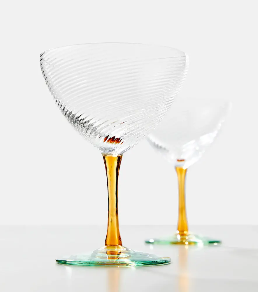 NasonMoretti Set of 2 glass cocktail glasses | Thumbnail 3
