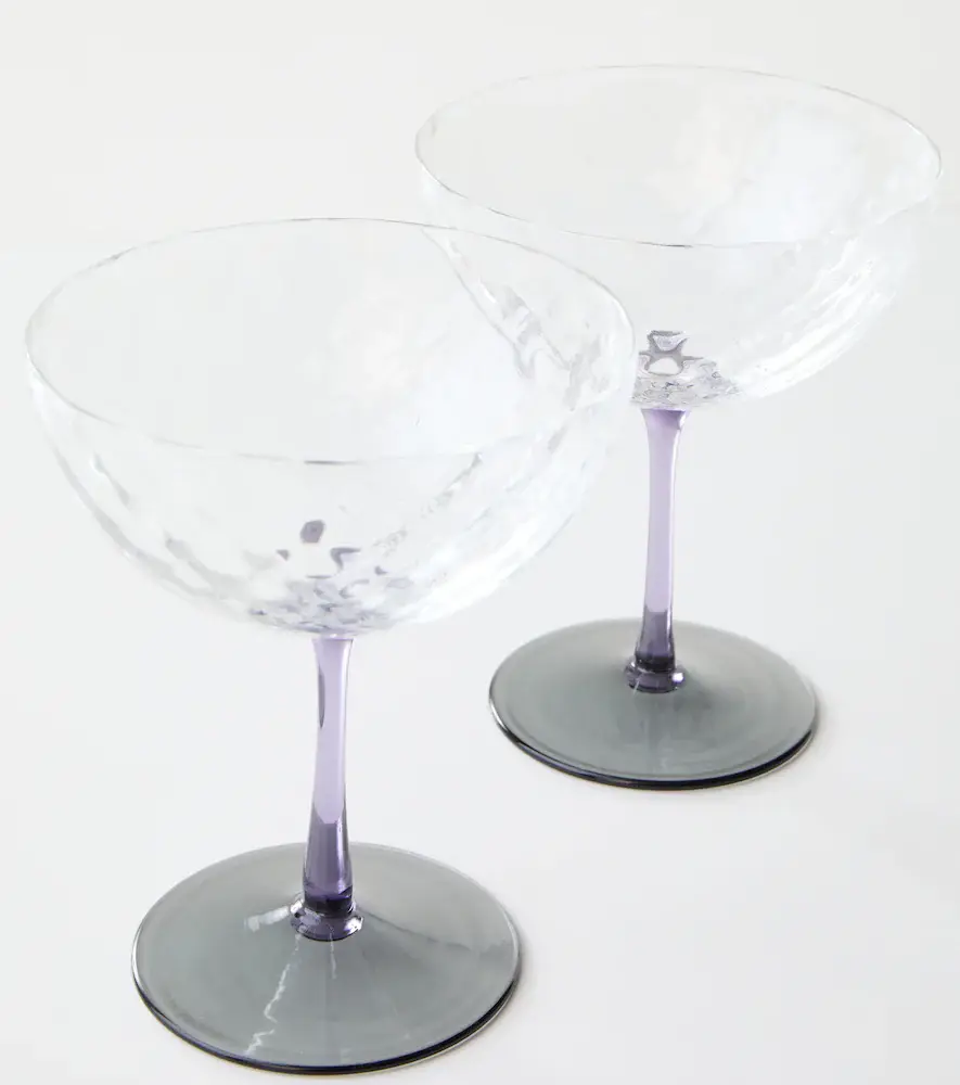 NasonMoretti Set of 2 glass champagne bowls | Thumbnail 4