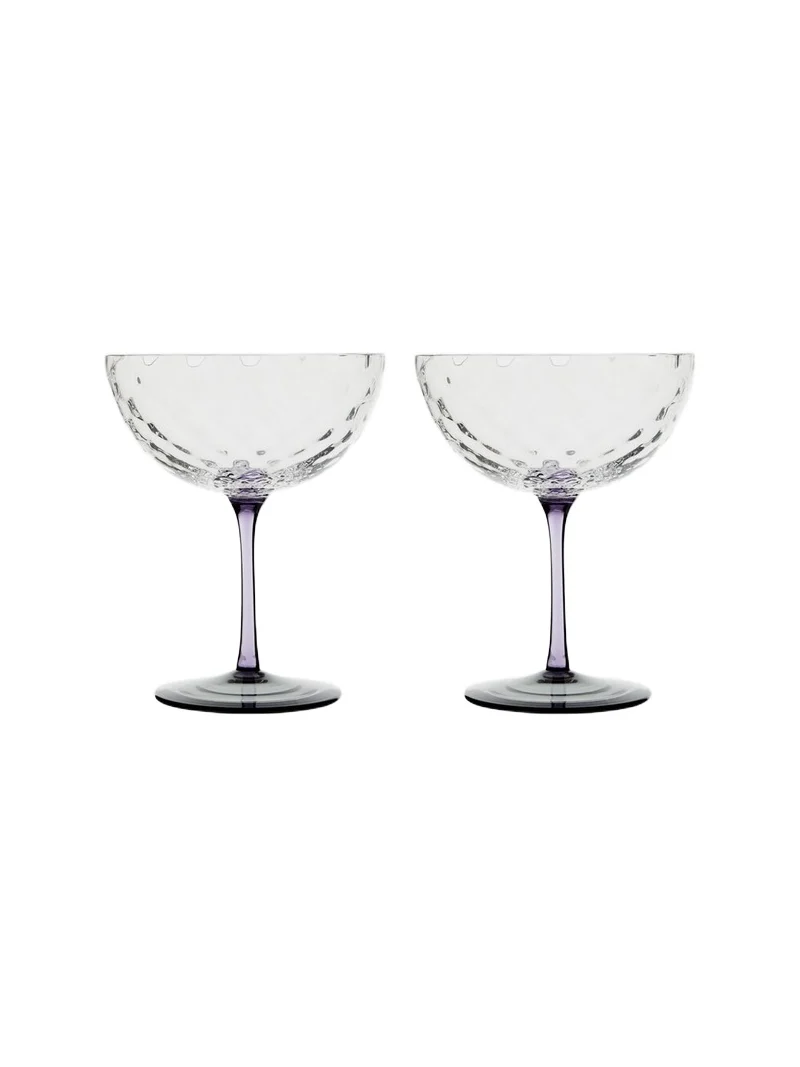 NasonMoretti Set of 2 glass champagne bowls