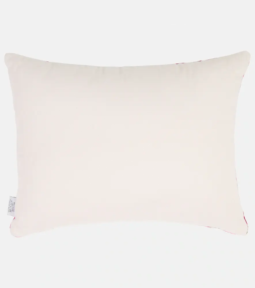LES OTTOMANS Printed silk and cotton velvet cushion | Thumbnail 3