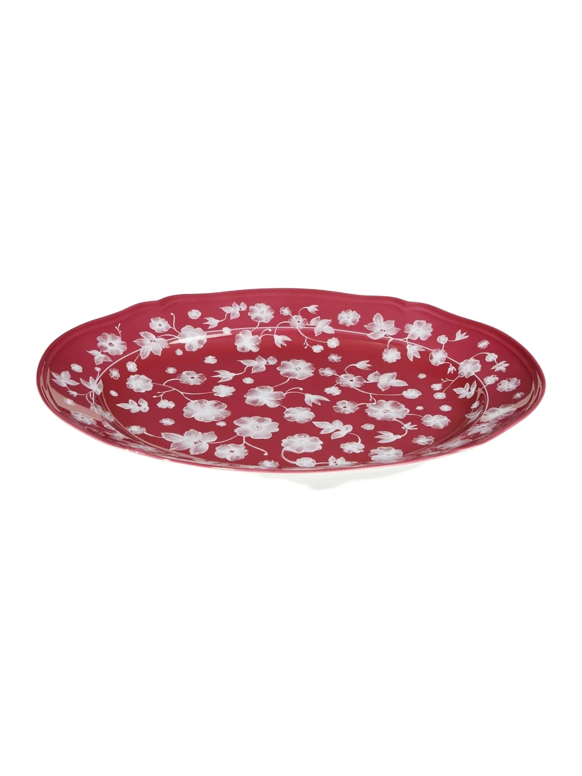 Cabana x Ginori 1735 floral porcelain platter