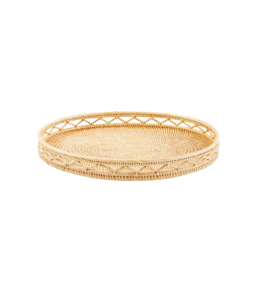 Cabana Sabbia wicker decorative tray