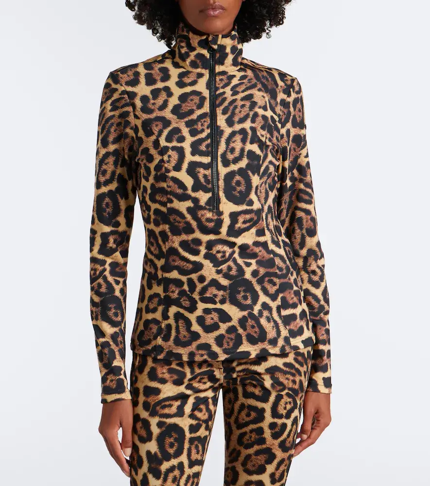 Goldbergh Leona leopard-print half-zip ski top | Thumbnail 3 Goldbergh Leona leopard-print half-zip ski top | Thumbnail 3