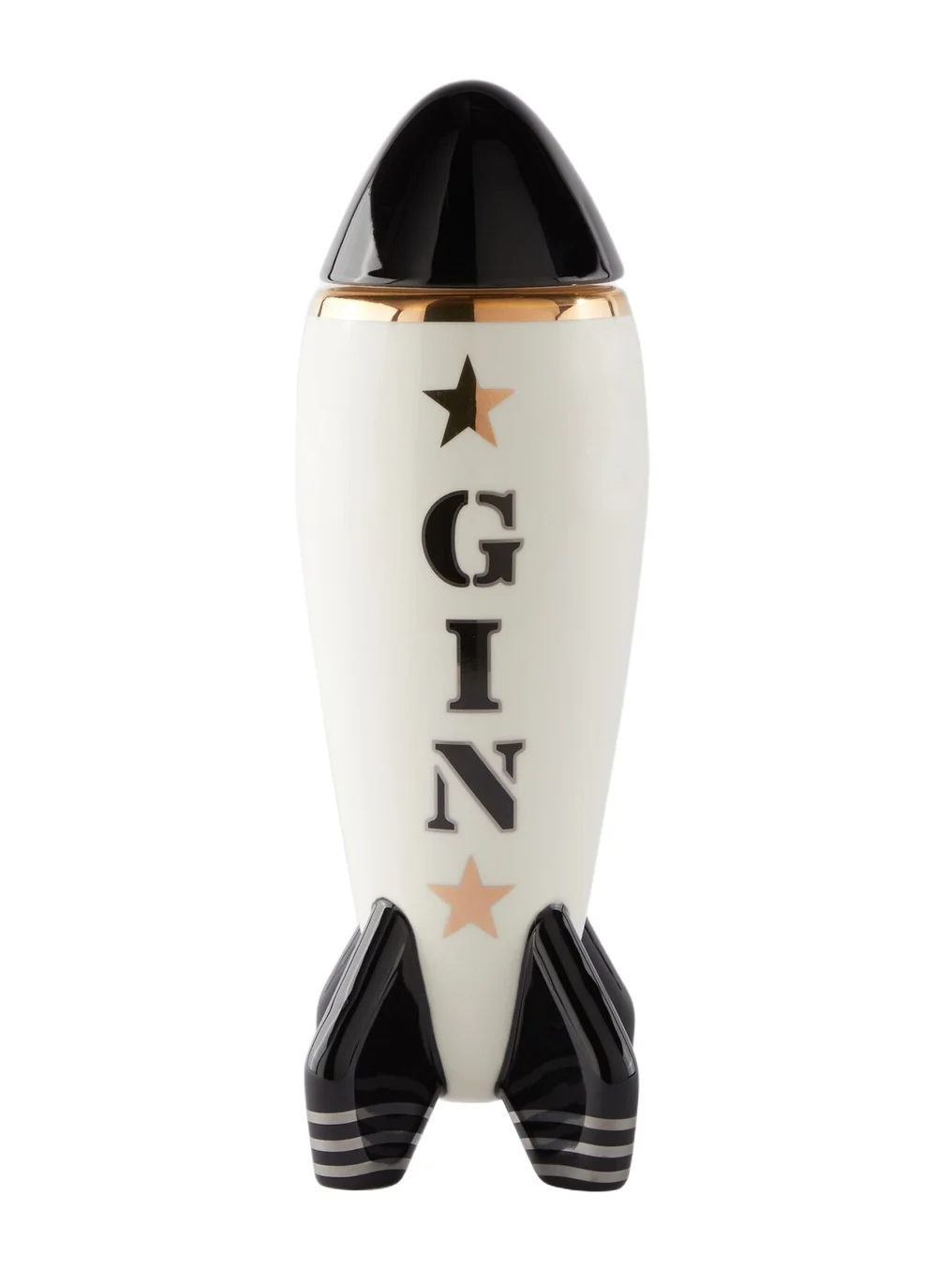 Jonathan Adler Rocket porcelain decanter