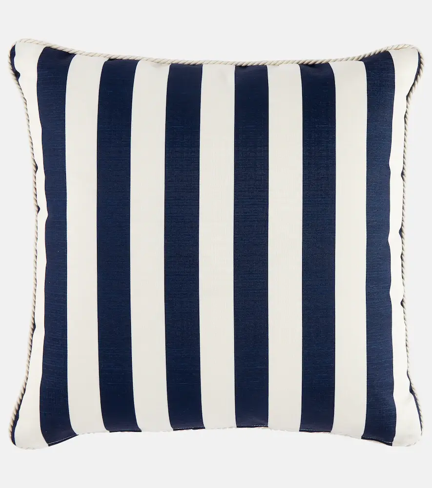 La DoubleJ Palazzo Blue cotton cushion | Thumbnail 2
