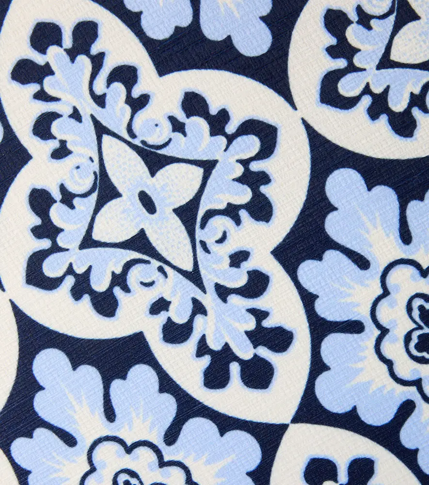 La DoubleJ Palazzo Blue cotton cushion | Thumbnail 3