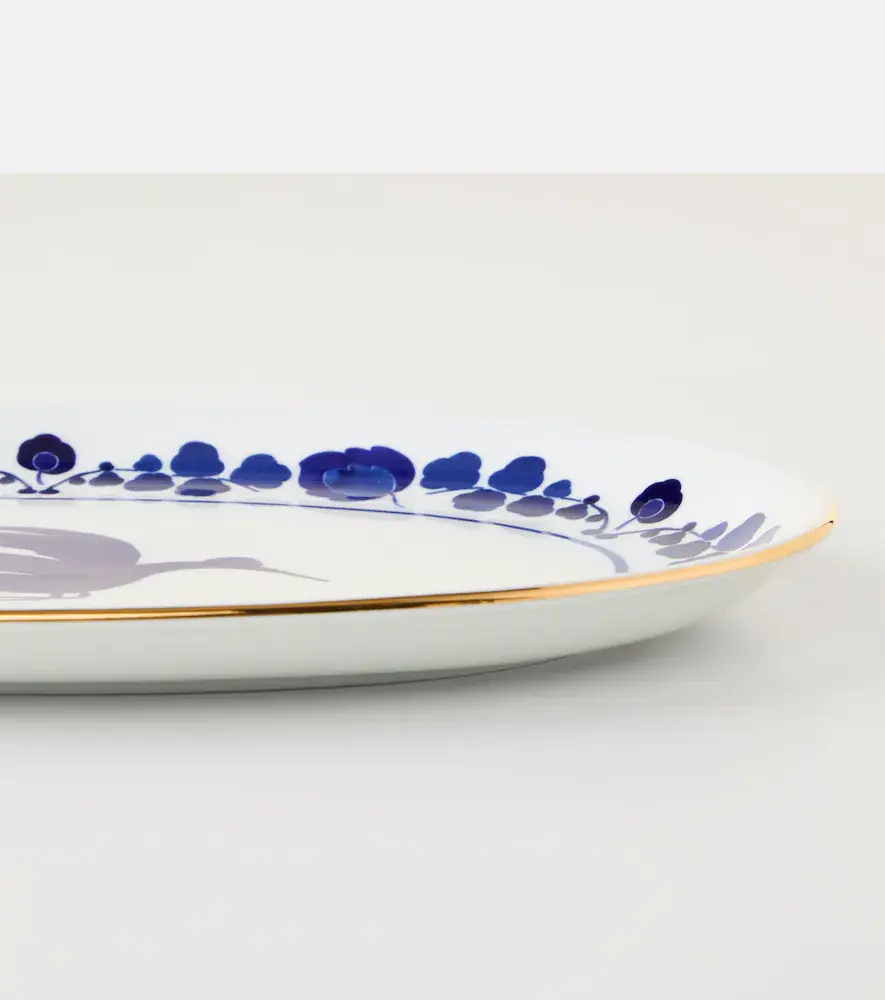 La DoubleJ Wildbird Blue porcelain platter | Thumbnail 4