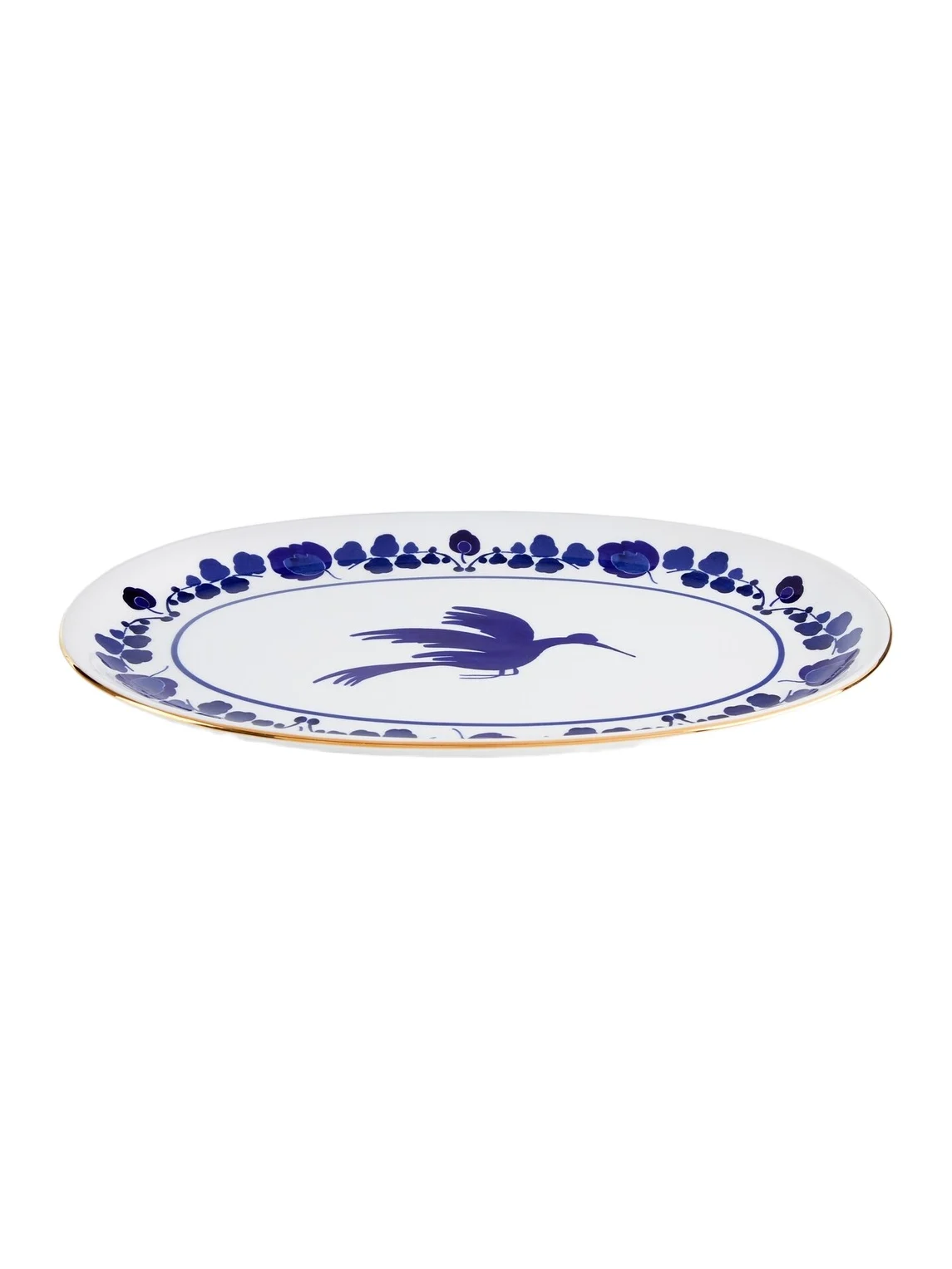 Wildbird Blue porcelain platter Wildbird Blue porcelain platter