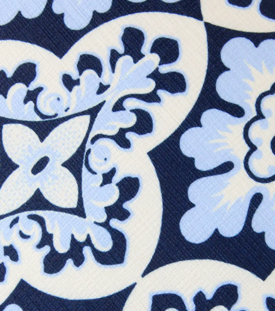 La DoubleJ Palazzo Blue cotton cushion | Thumbnail 2