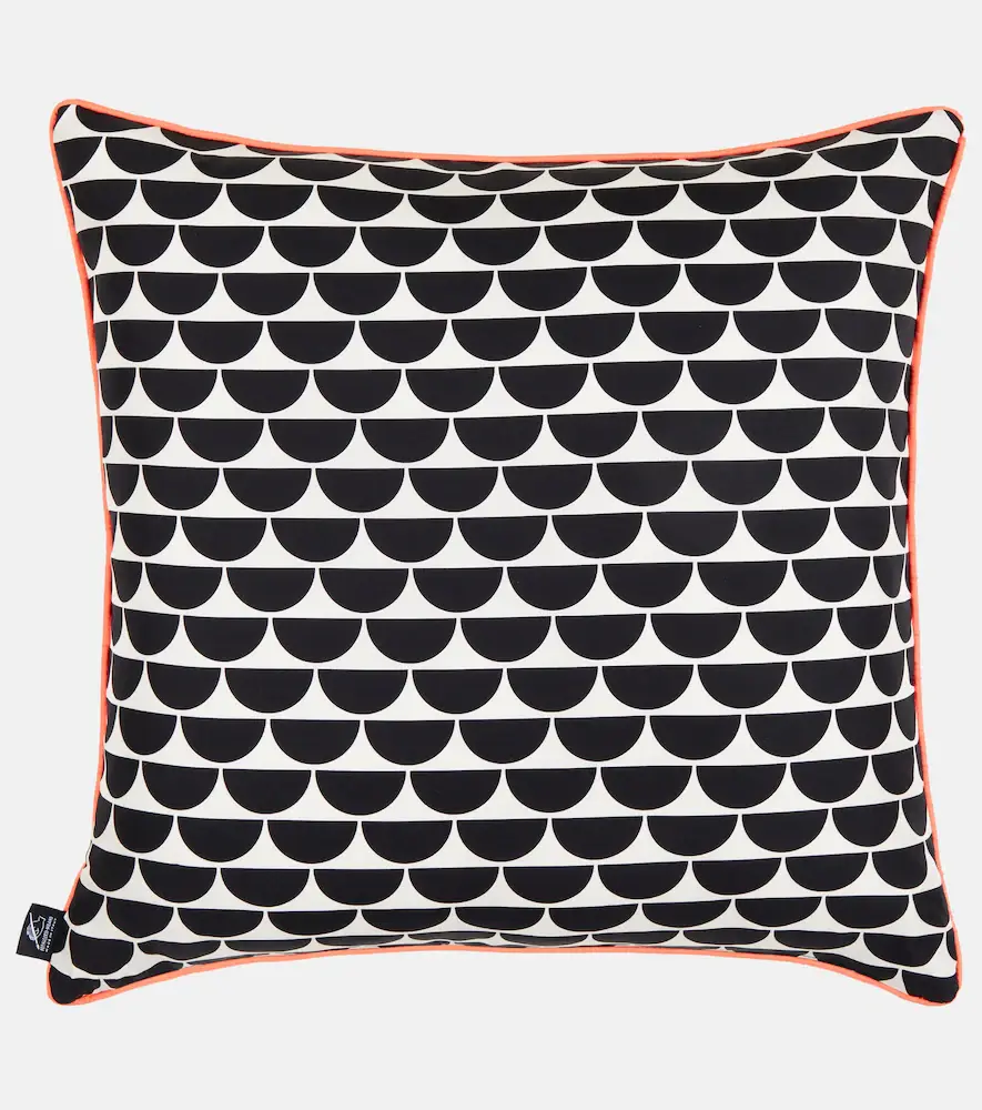 FORNASETTI Pesce Balestra printed silk cushion | Thumbnail 4