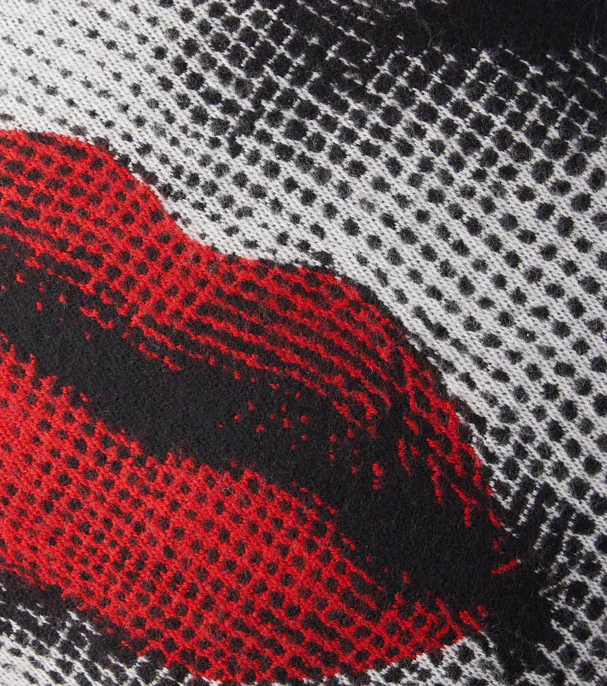 FORNASETTI Kiss jacquard cushion | Thumbnail 4