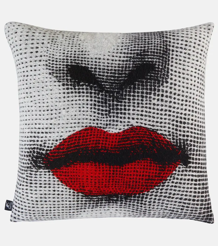 FORNASETTI Kiss jacquard cushion | Thumbnail 5