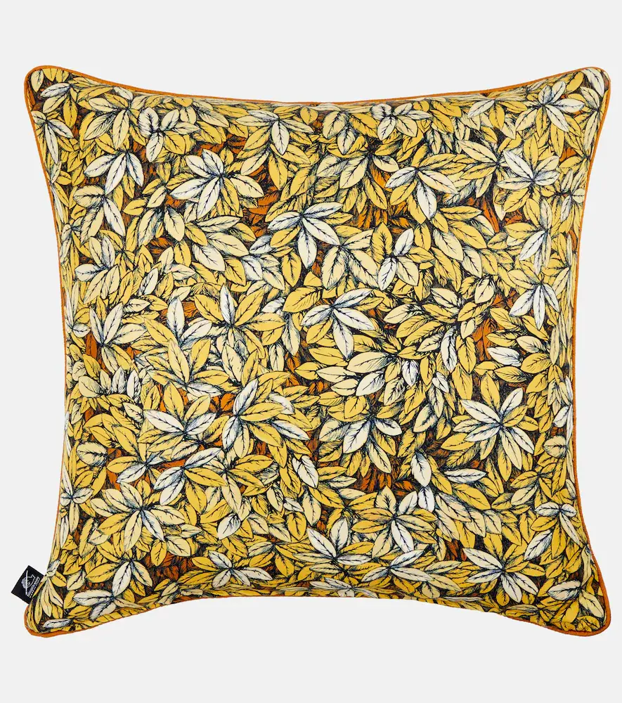 FORNASETTI Civette silk and cotton-blend cushion | Thumbnail 3
