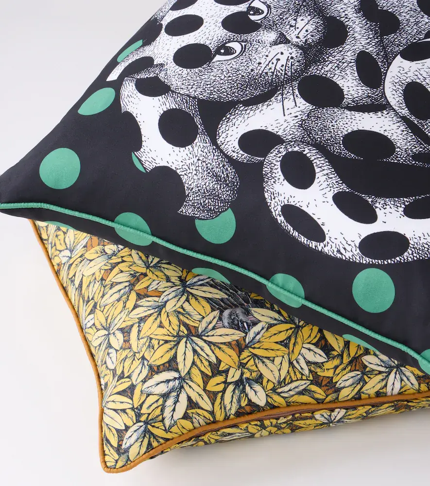 FORNASETTI High Fidelity printed silk cushion | Thumbnail 3