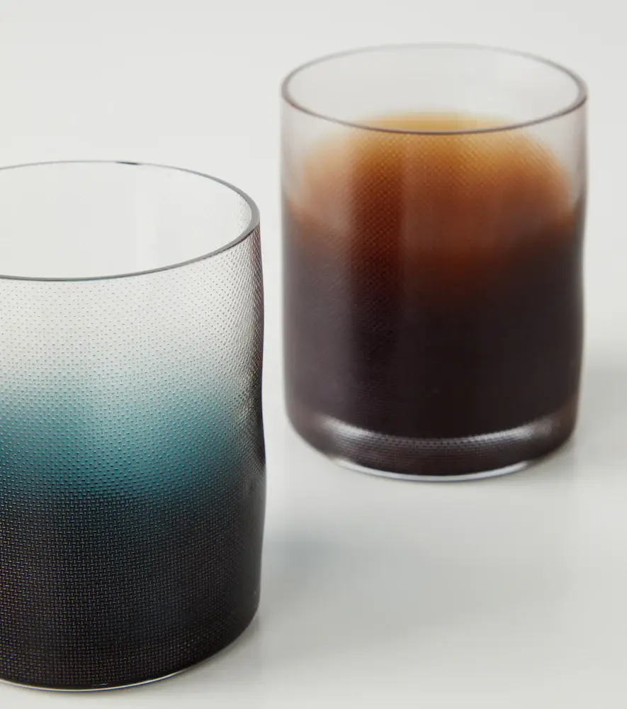 Milena Kling Raw Glassware set of 4 glass tumblers | Thumbnail 2