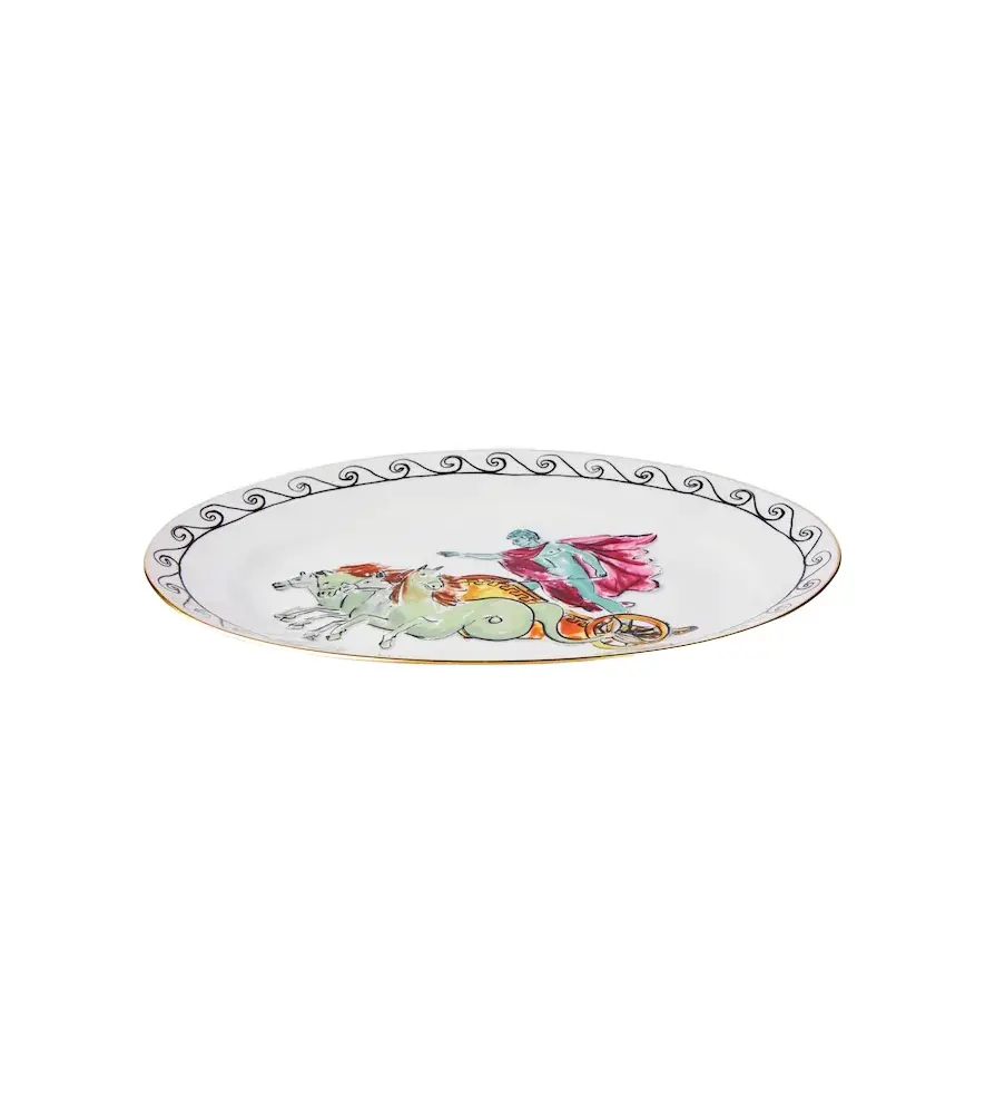 GINORI 1735 x Luke Edward Hall Il Viaggio di Nettuno porcelain platter