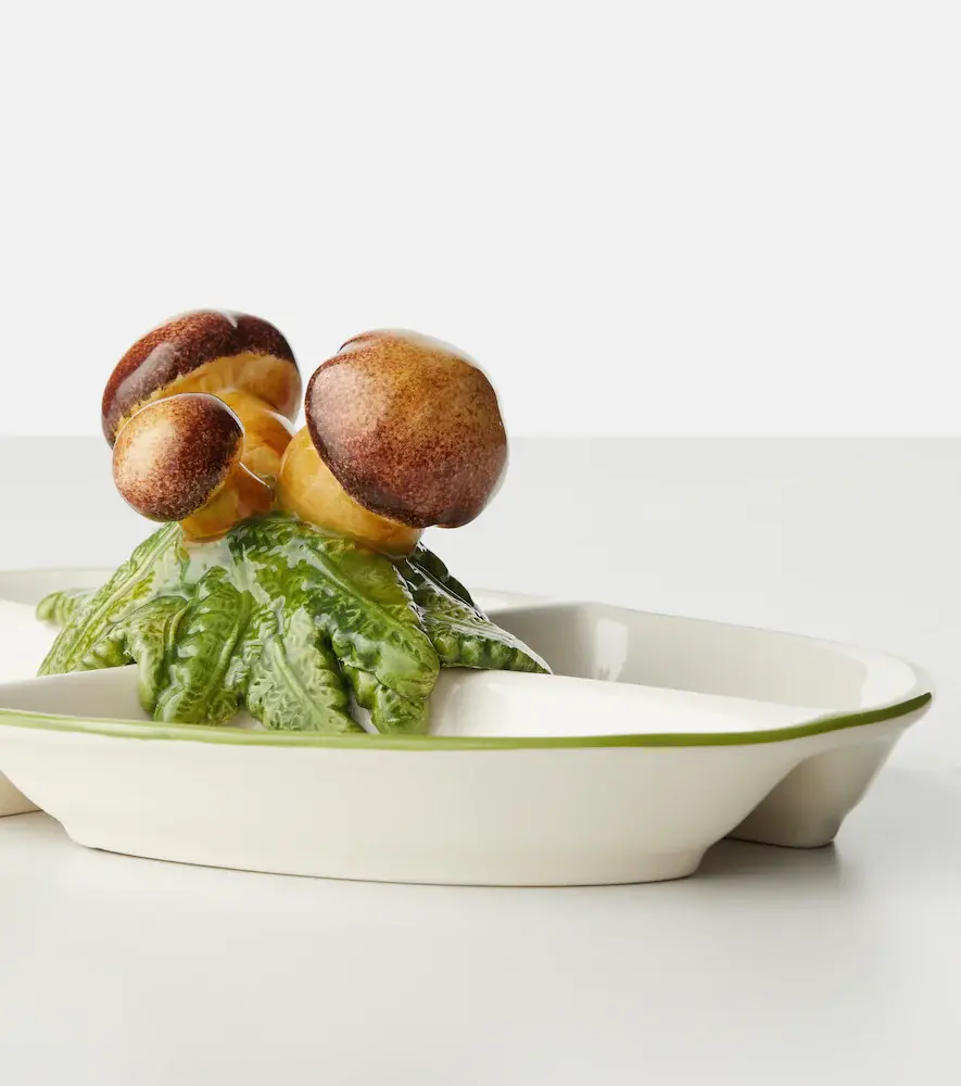 LES OTTOMANS Mushroom ceramic tray | Thumbnail 3