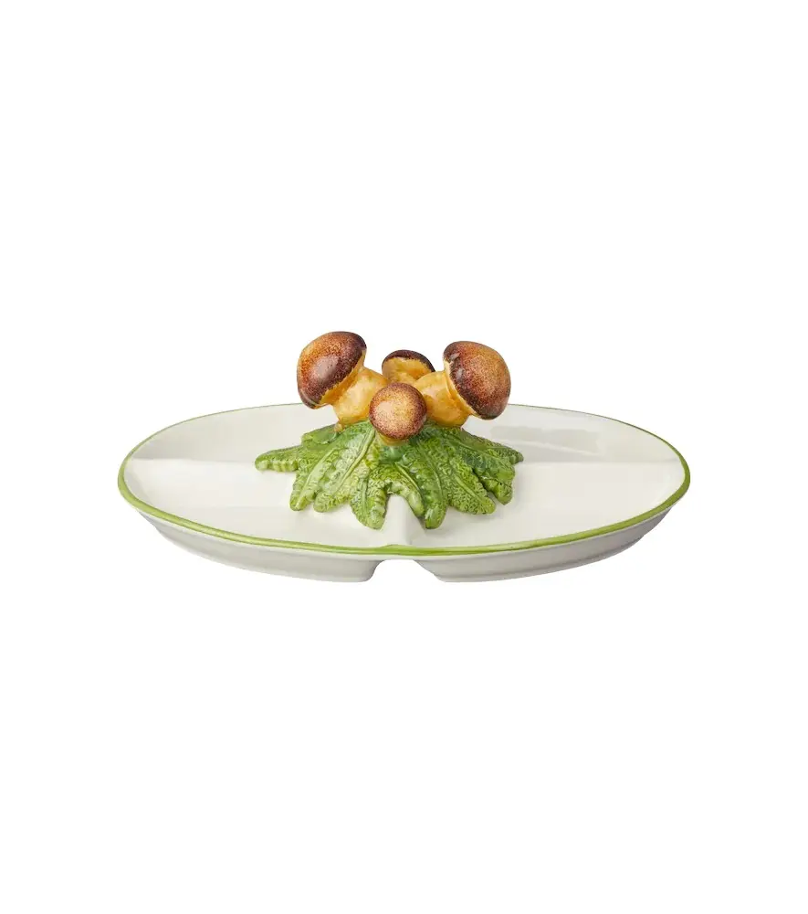 Mushroom ceramic tray