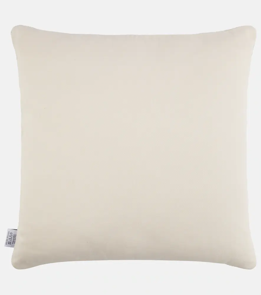 LES OTTOMANS Silk and cotton velvet cushion | Thumbnail 4