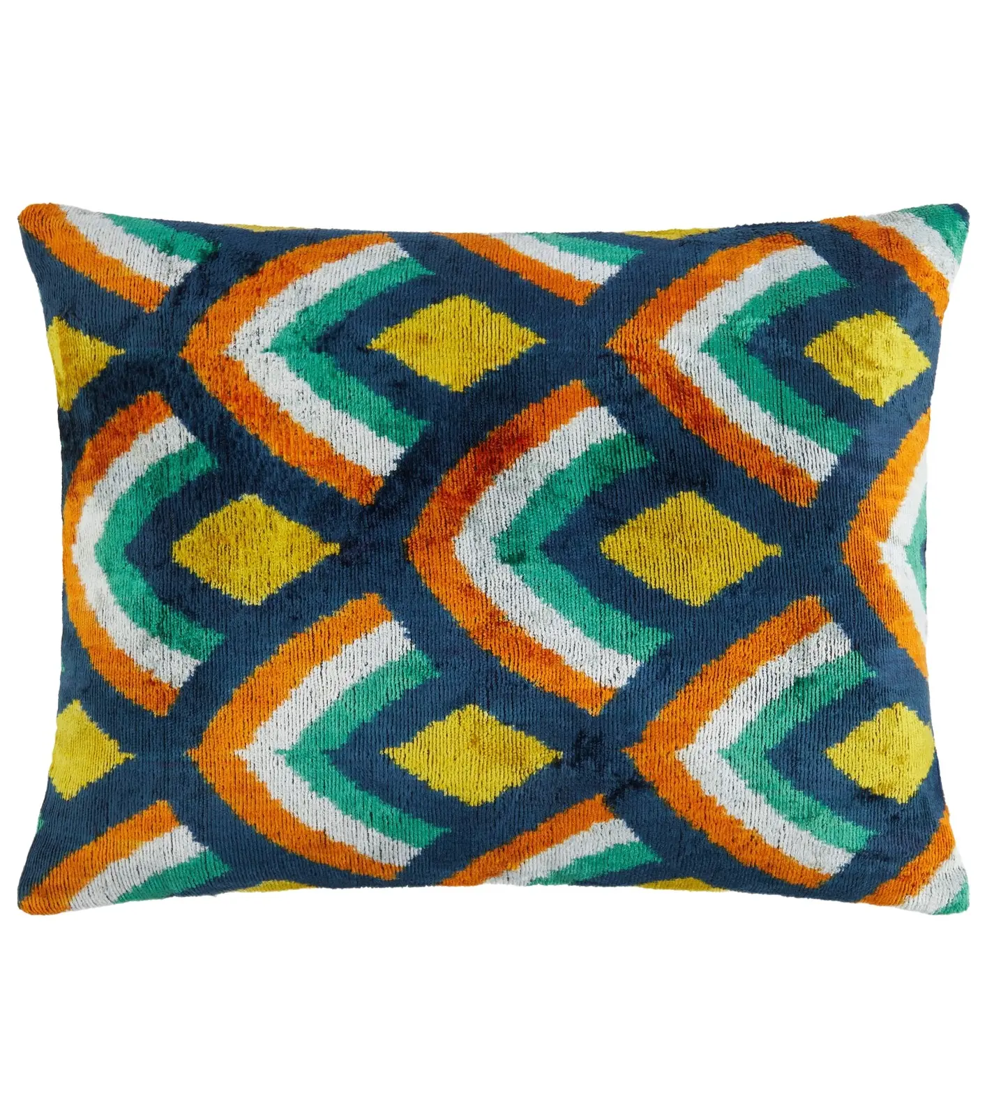 LES OTTOMANS Silk and cotton velvet cushion