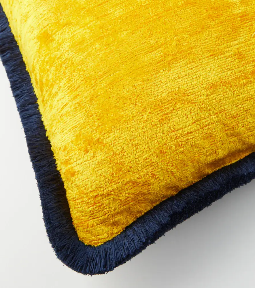 LES OTTOMANS Silk velvet cushion | Thumbnail 4