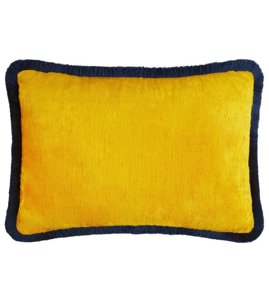 LES OTTOMANS Silk velvet cushion