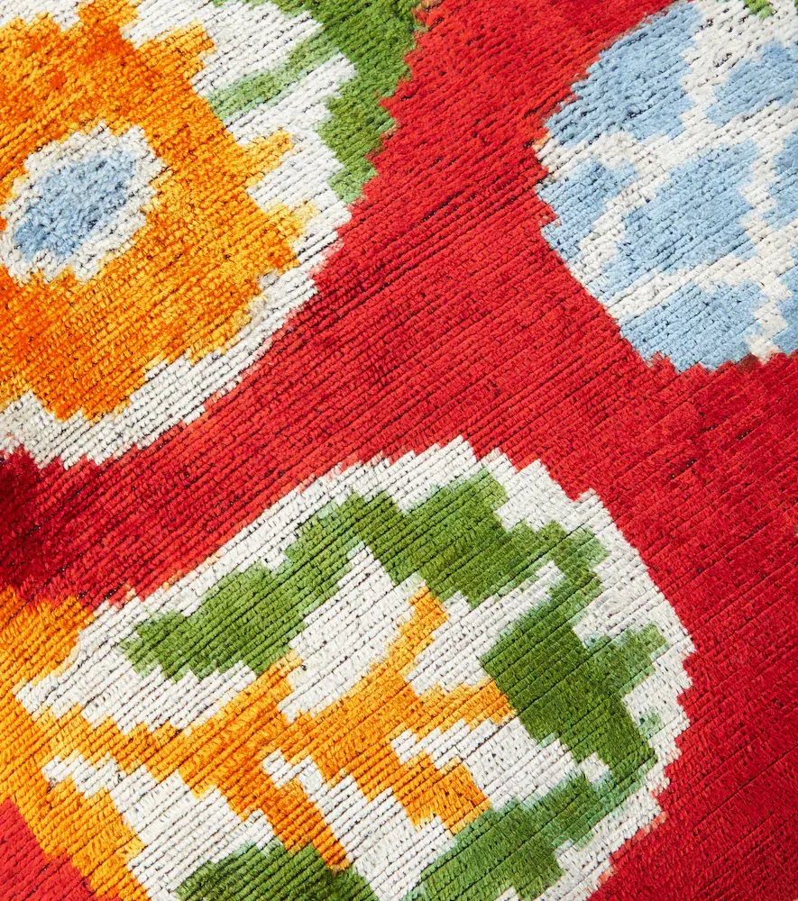 LES OTTOMANS Silk and cotton velvet cushion | Thumbnail 4