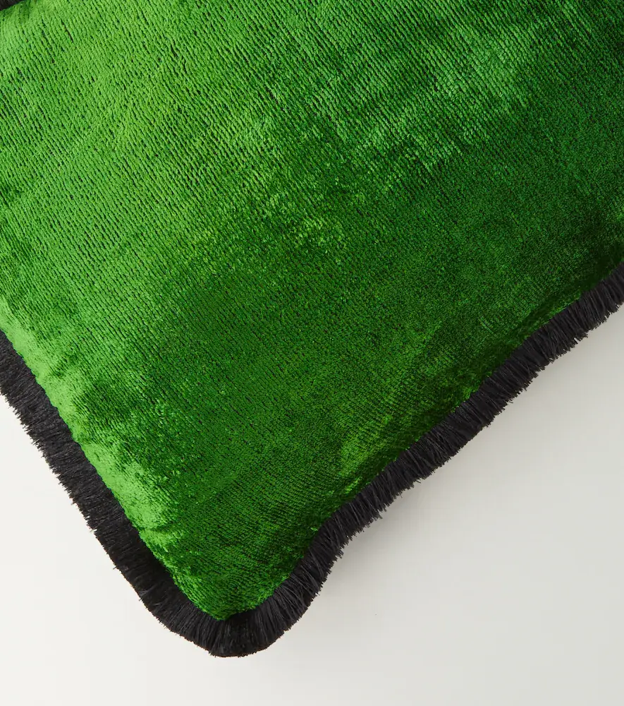 LES OTTOMANS Silk velvet cushion | Thumbnail 4