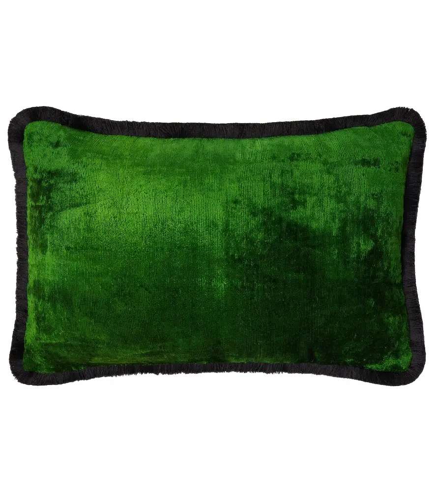 LES OTTOMANS Silk velvet cushion