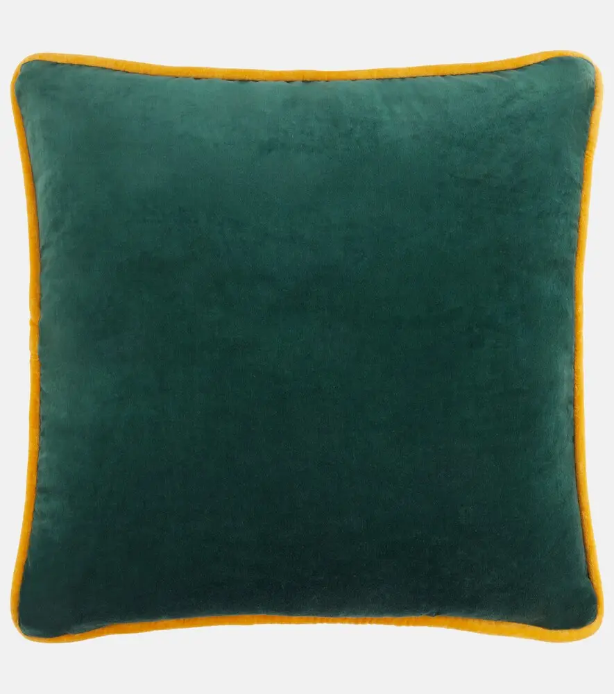 LES OTTOMANS Mushroom cotton velvet cushion | Thumbnail 4