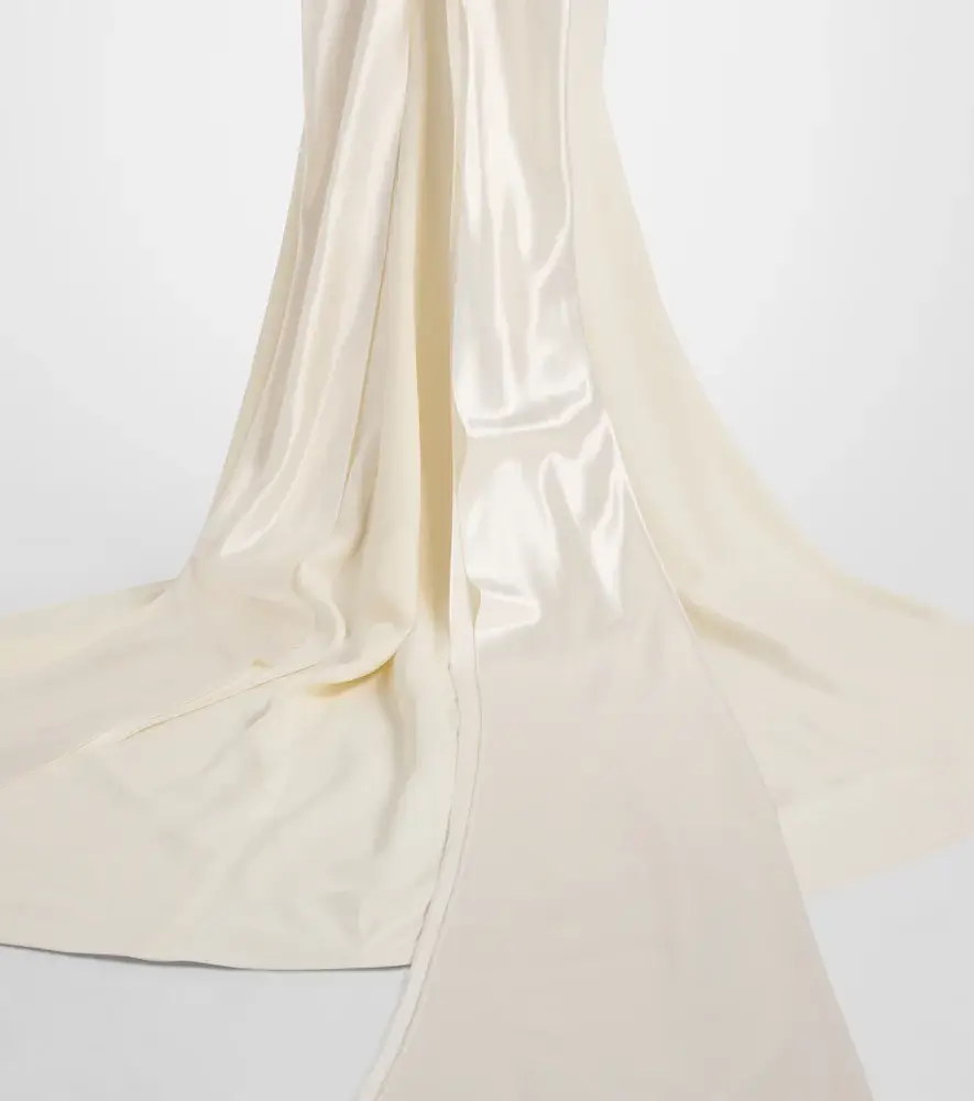 Danielle Frankel Bridal Miles wool-blend gown | Thumbnail 3 Danielle Frankel Bridal Miles wool-blend gown | Thumbnail 3