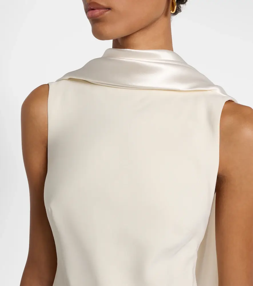 Danielle Frankel Bridal Miles wool-blend gown | Thumbnail 5 Danielle Frankel Bridal Miles wool-blend gown | Thumbnail 5