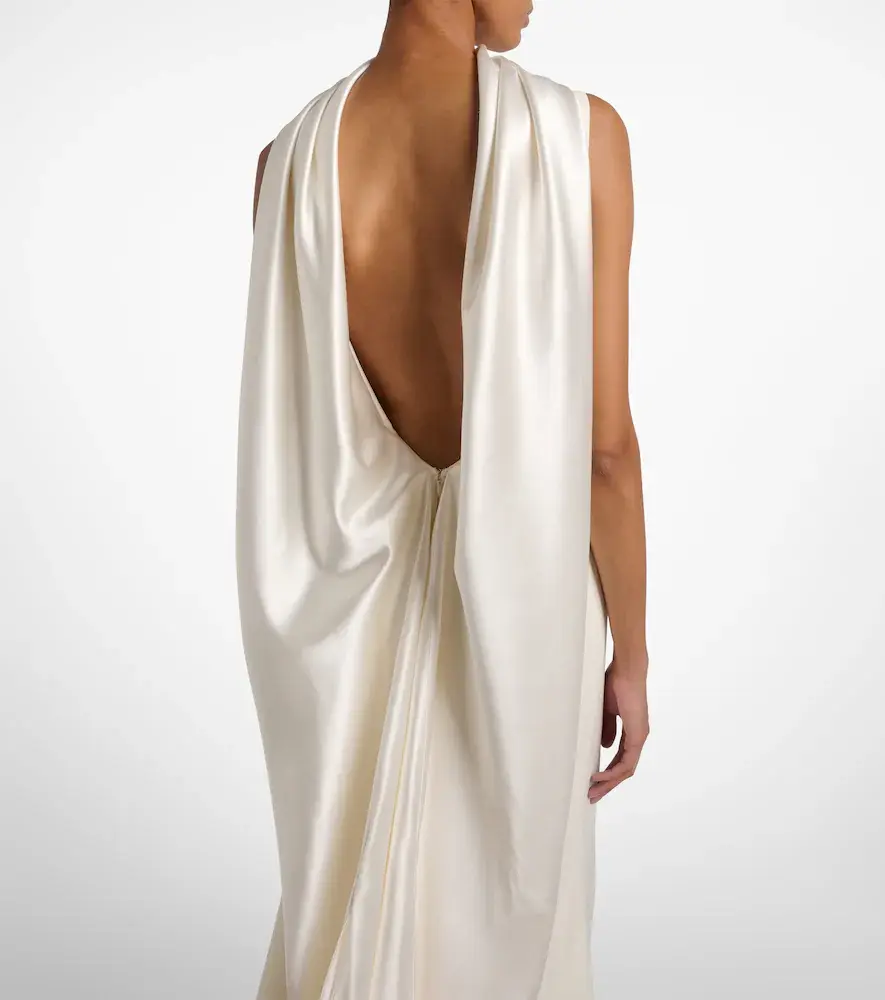 Danielle Frankel Bridal Miles wool-blend gown | Thumbnail 6 Danielle Frankel Bridal Miles wool-blend gown | Thumbnail 6