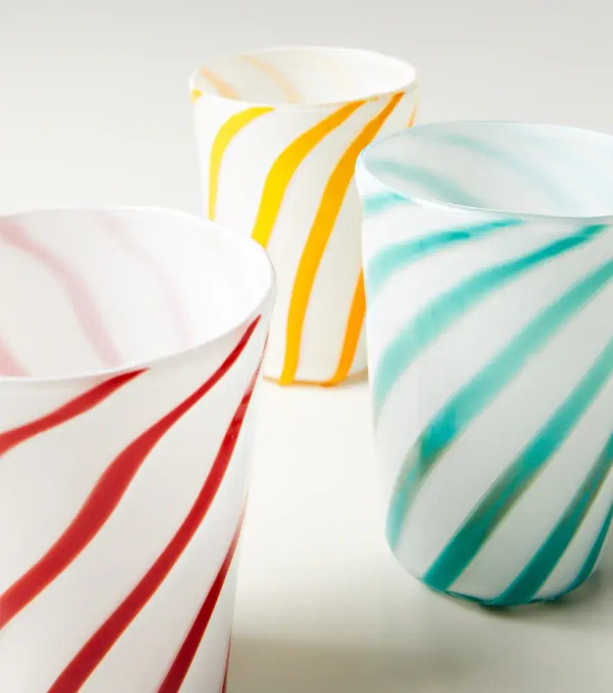 Bitossi Set of 4 striped glasses | Thumbnail 2 Bitossi Set of 4 striped glasses | Thumbnail 2