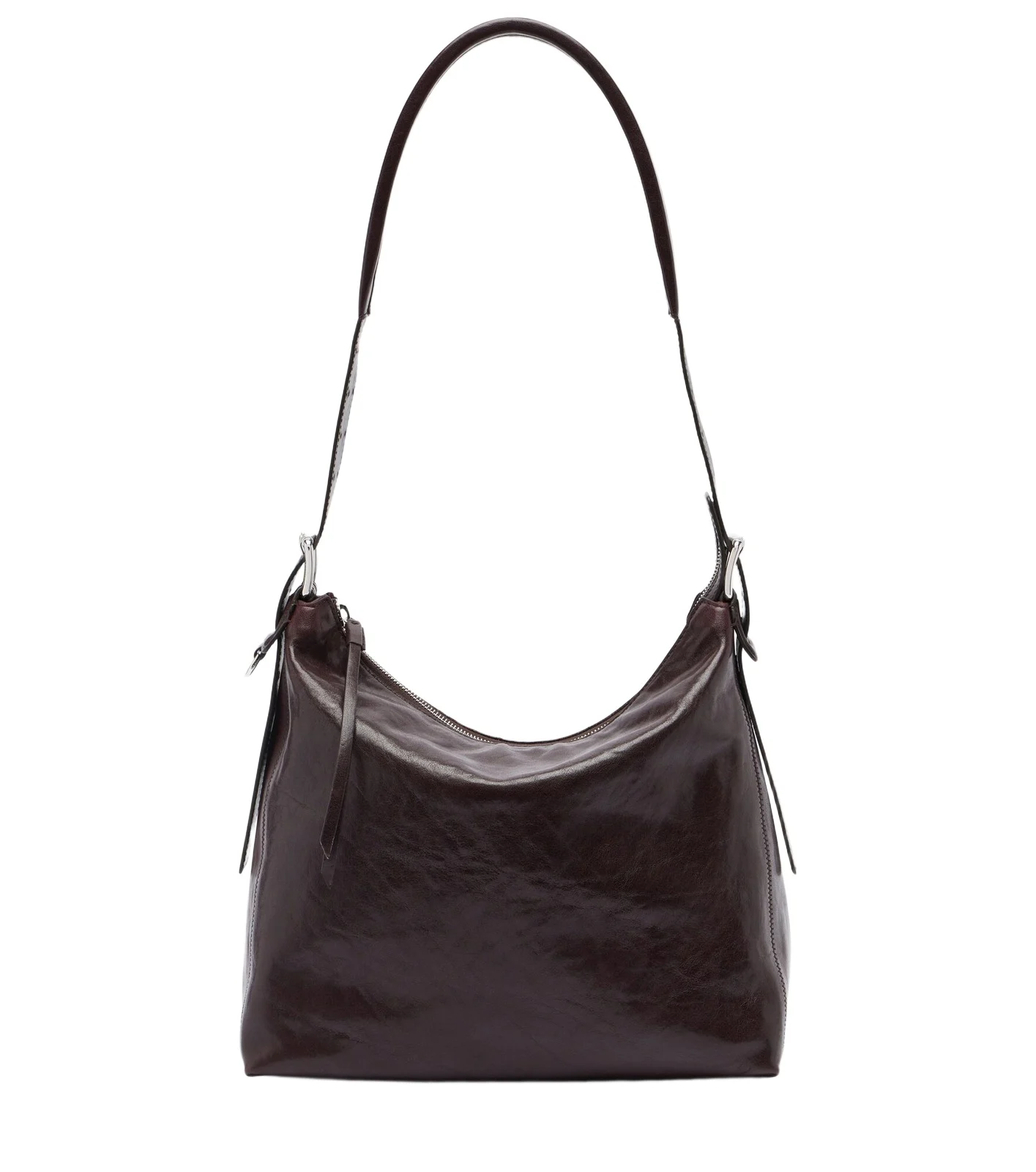 Lemaire Small belted leather tote bag