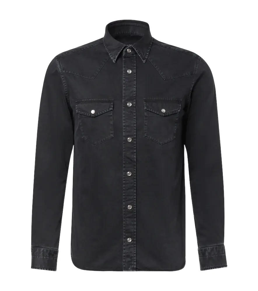Tom Ford Cotton twill Western shirt