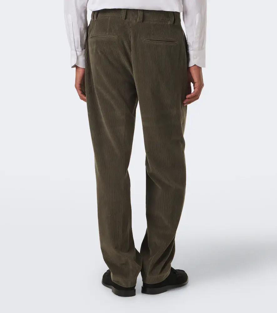 Canali Cotton corduroy straight pants | Thumbnail 4