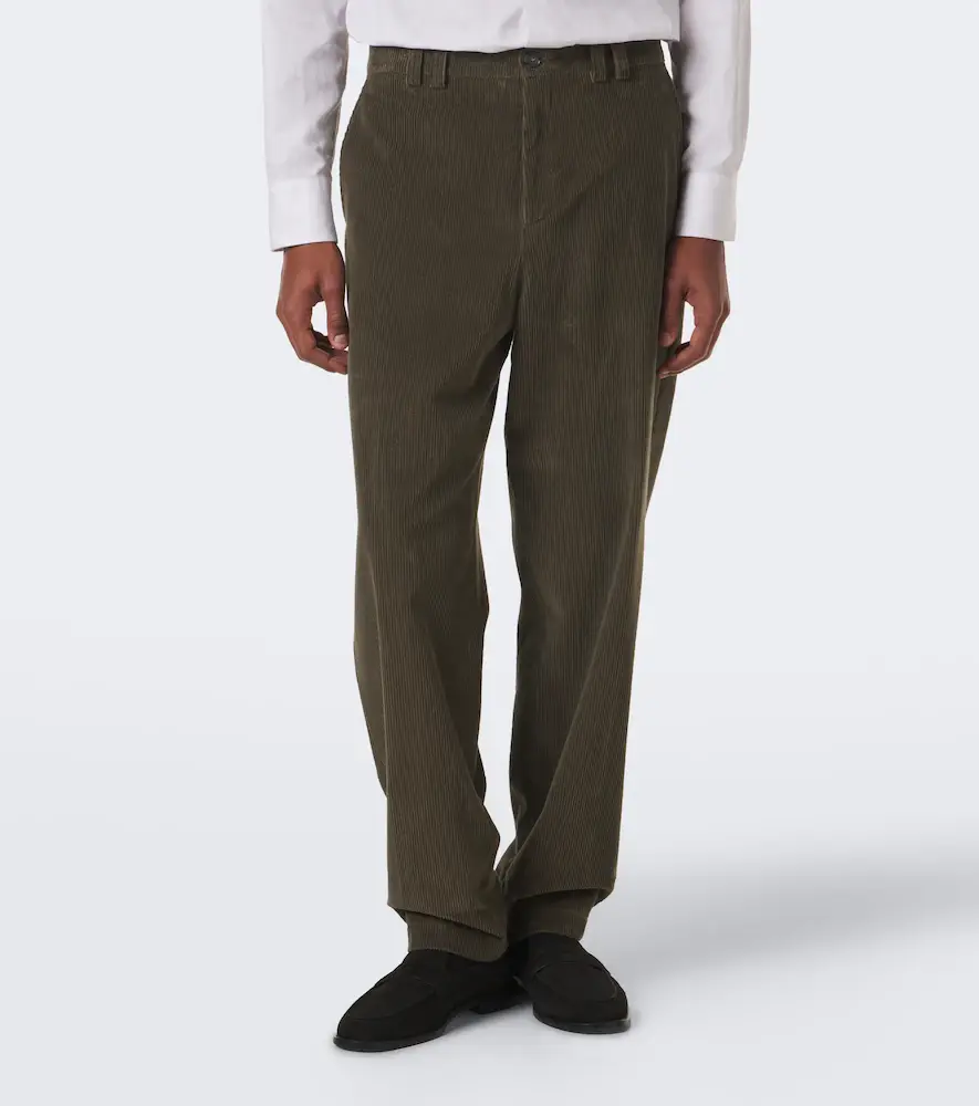 Canali Cotton corduroy straight pants | Thumbnail 5