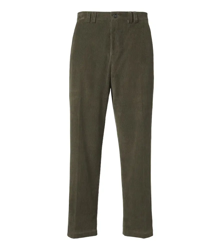 Canali Cotton corduroy straight pants